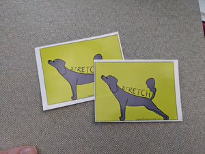 Strech! Sticker - Not Waterproof- Print on Demand