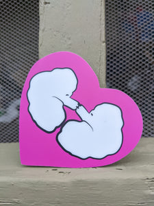 Poodle Hearts Sticker
