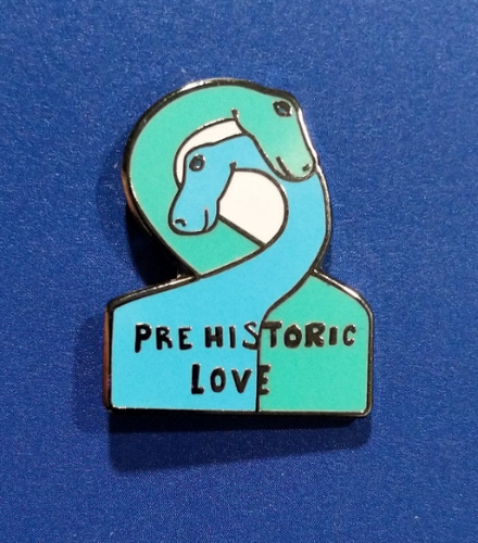 Prehistoric Love Enamel Pin